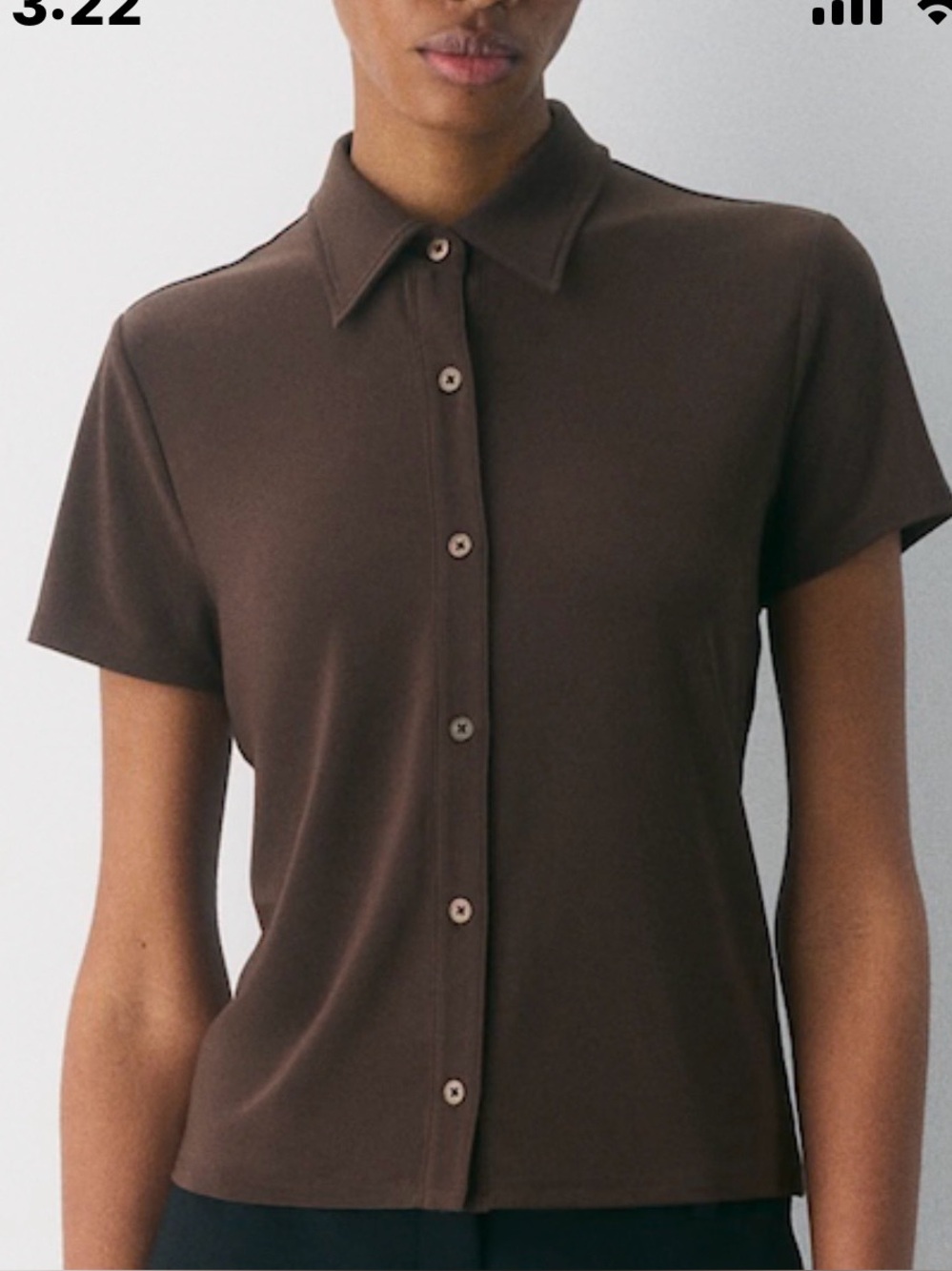 Aritzia Babaton Anthology Top – Rich Mocha Brown – 2XS – NWT